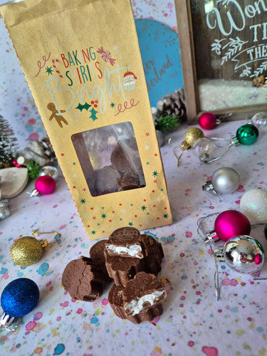 Chocolate Fluff Santa's | Marsh Loves Mallow