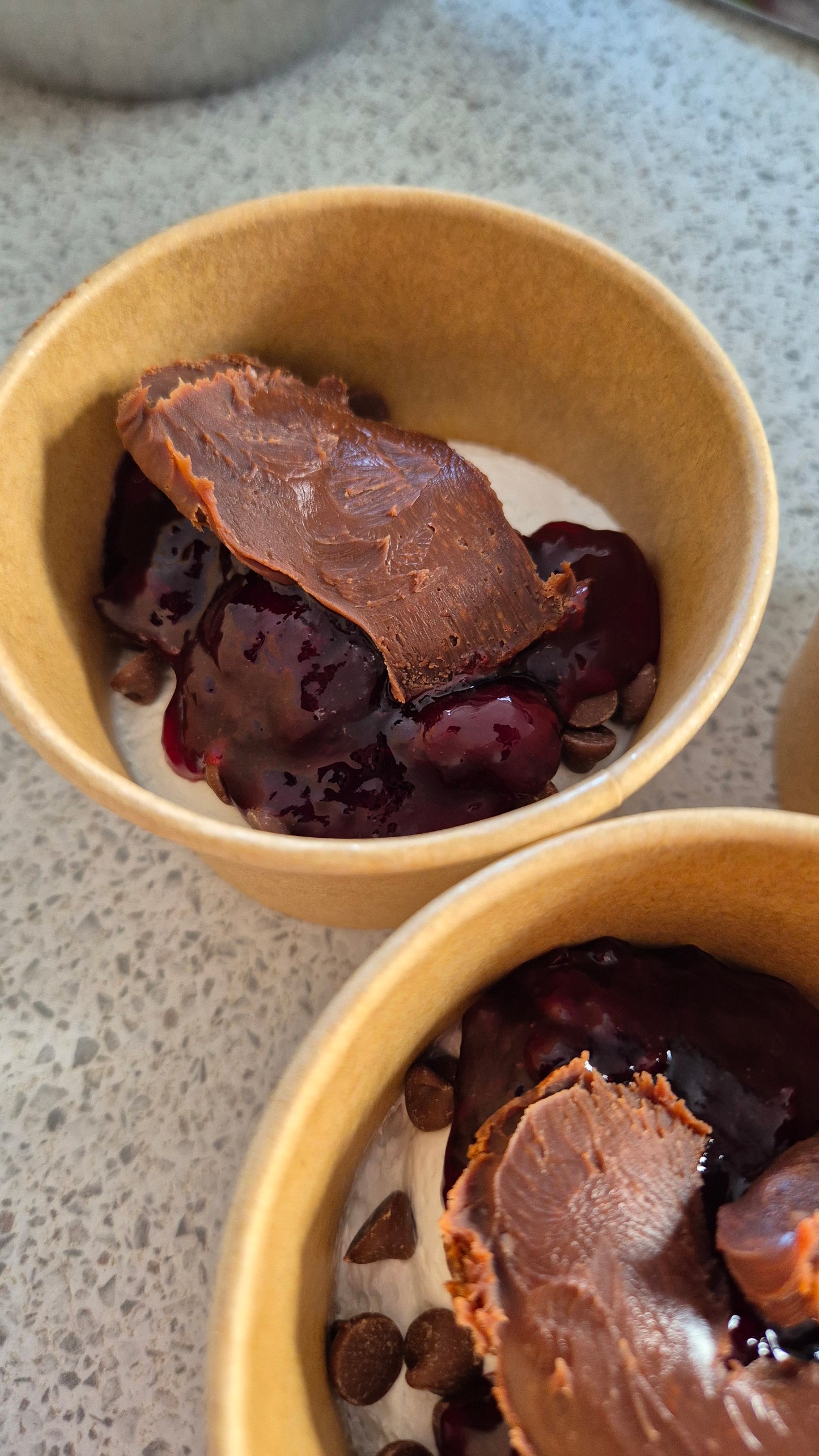 Blackforest Cherry Brownie Marshmallow Fluff Pot