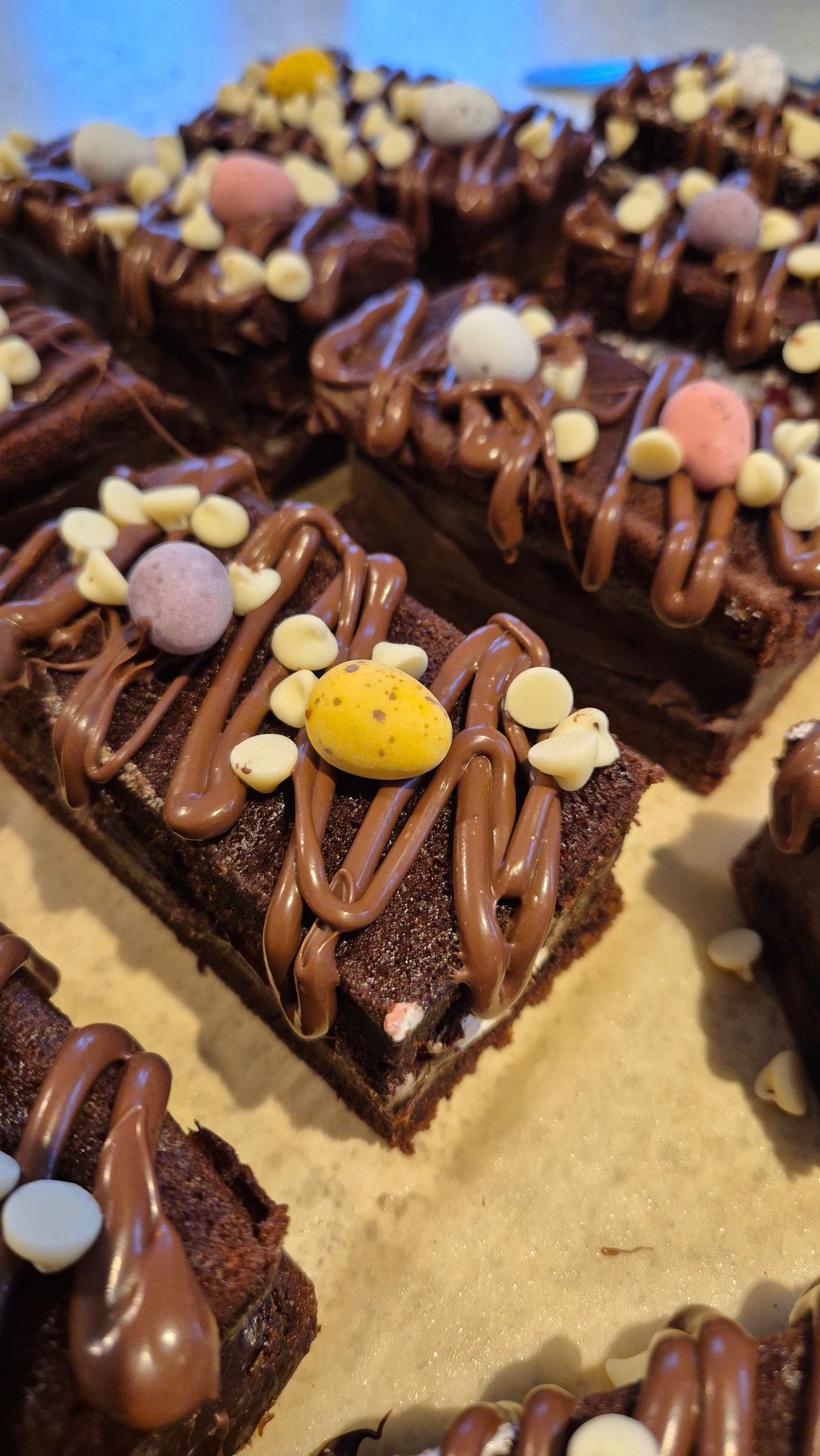 Mini Egg & Fluff Chocolate Ganache Fluff Cake