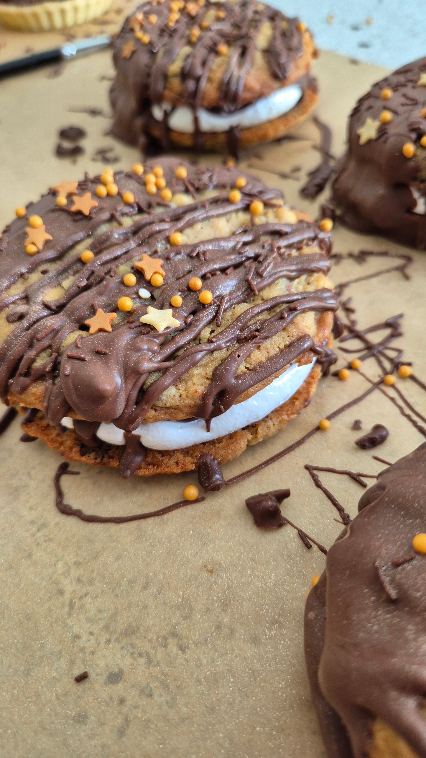 Biscoff Cookie Fluff Sandwich