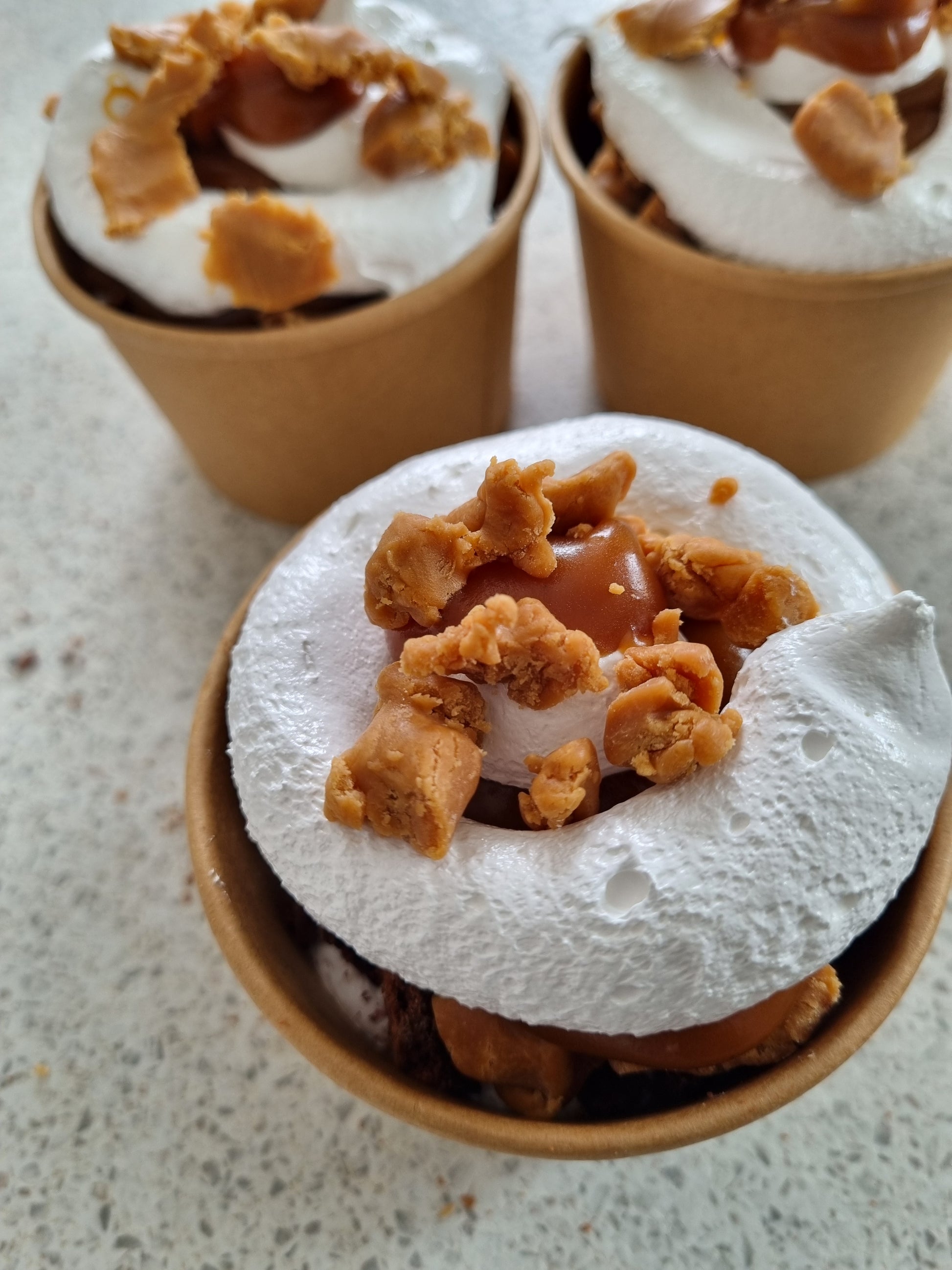 Toffee Fudge Brownie Fluff Pot image 0