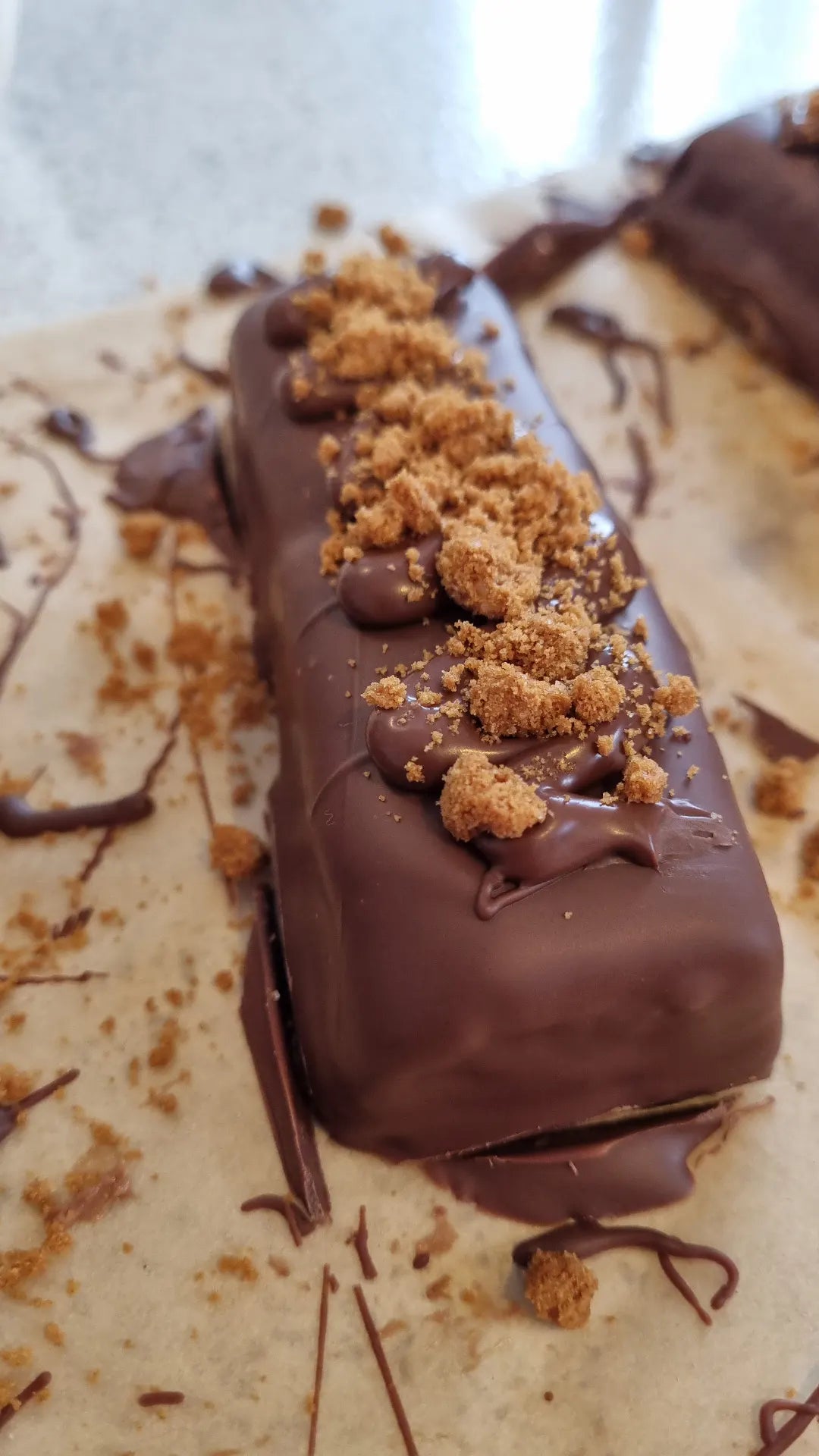 Handmade Chocolate Bar - Snickers Brownie Bar image 0