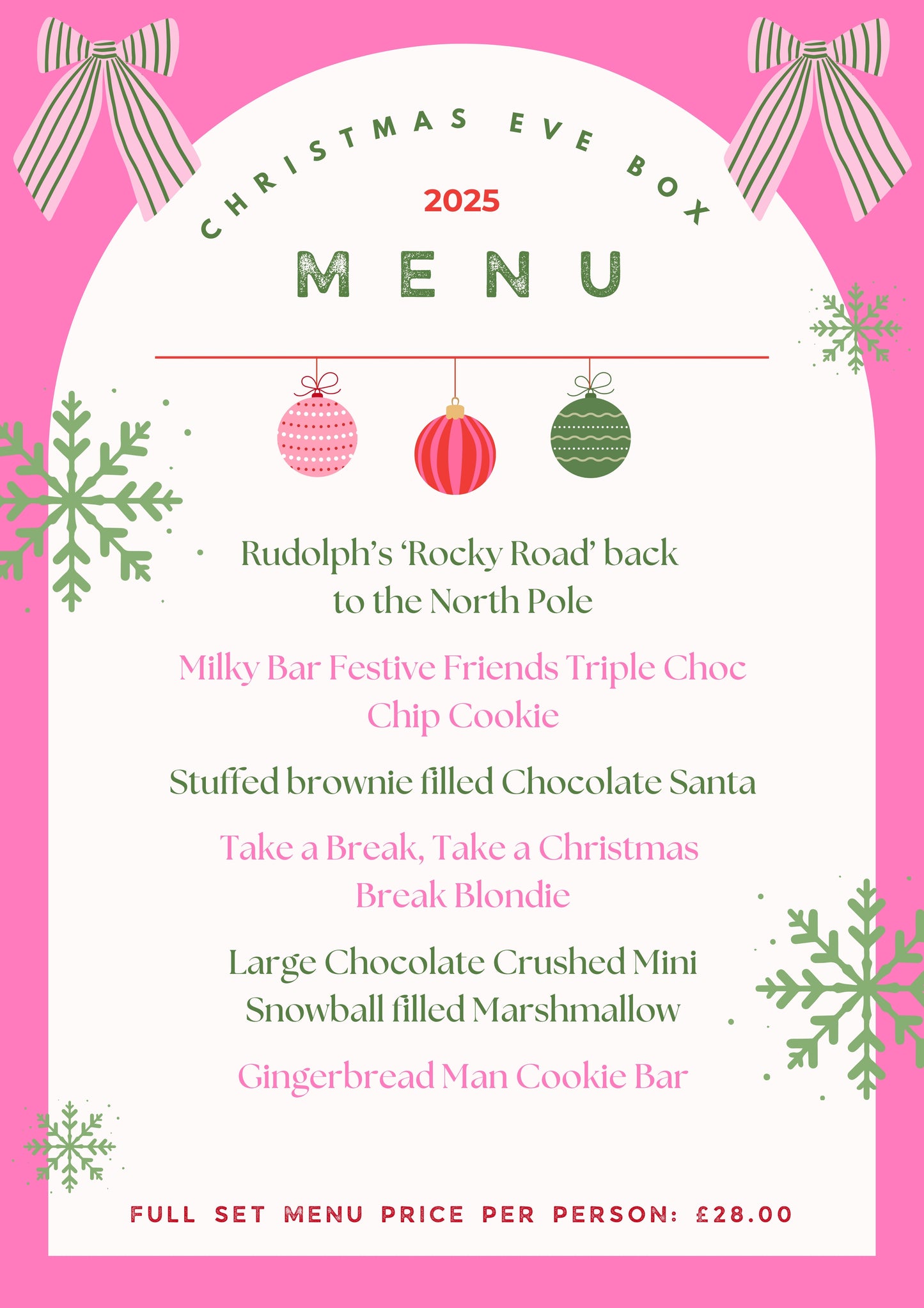 Santa's Christmas Eve Treat Box