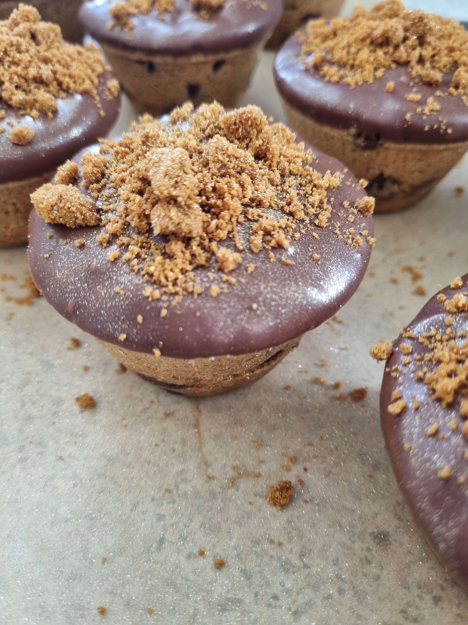 Salted Caramel Fluff Cookie Cups image 2