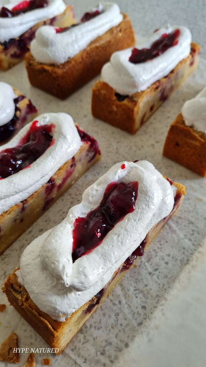 Raspberries & Cream Blondie image 1