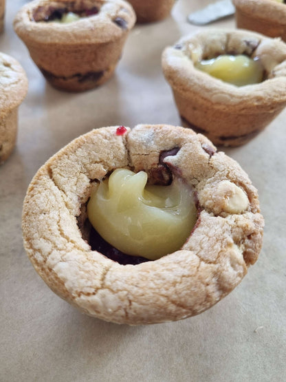 Lemon & Raspberry Fluff Cookie Cups image 1