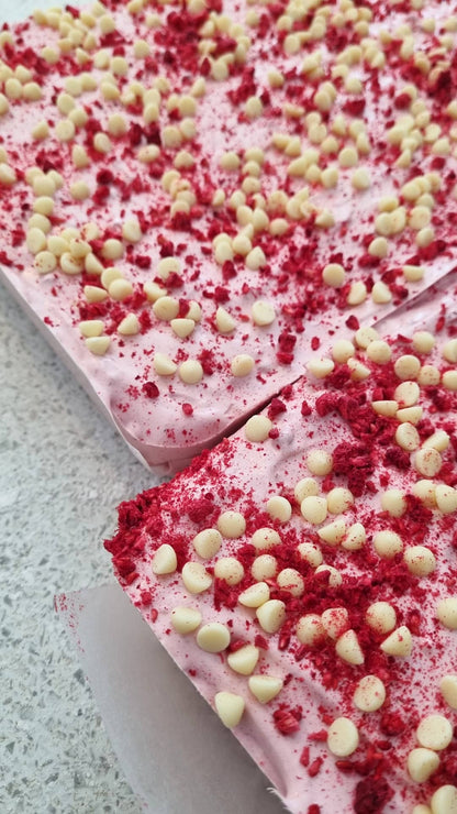 Raspberry & White Chocolate Gourmet Marshmallows image 0