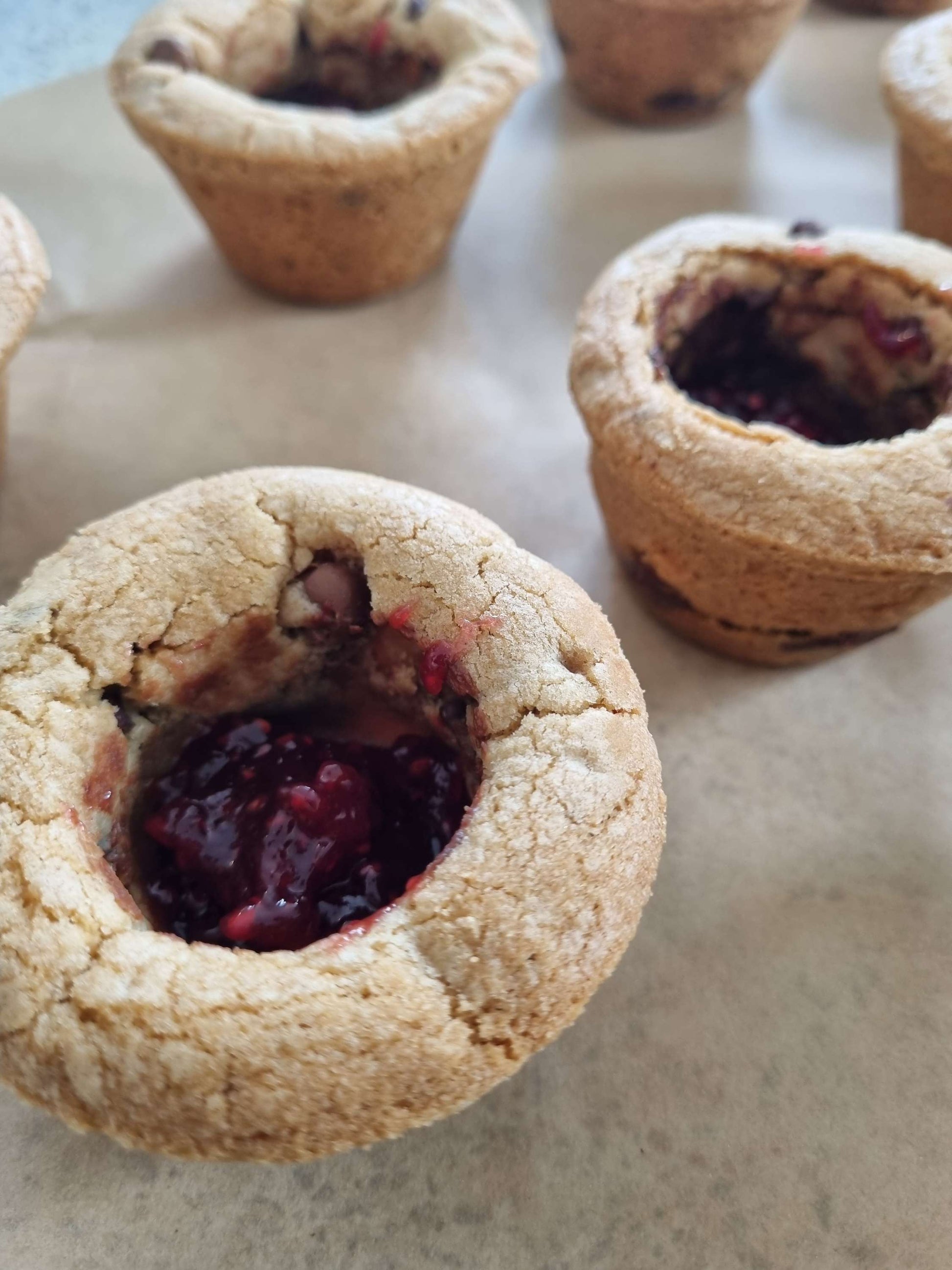Lemon & Raspberry Fluff Cookie Cups image 3