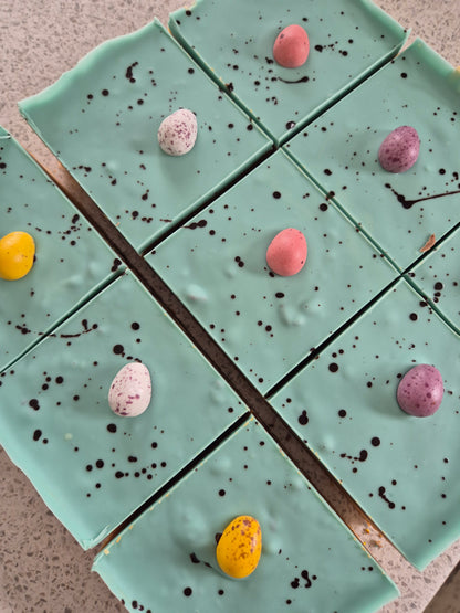 Speckled Mini Egg Easter Caramel Blondie image 0