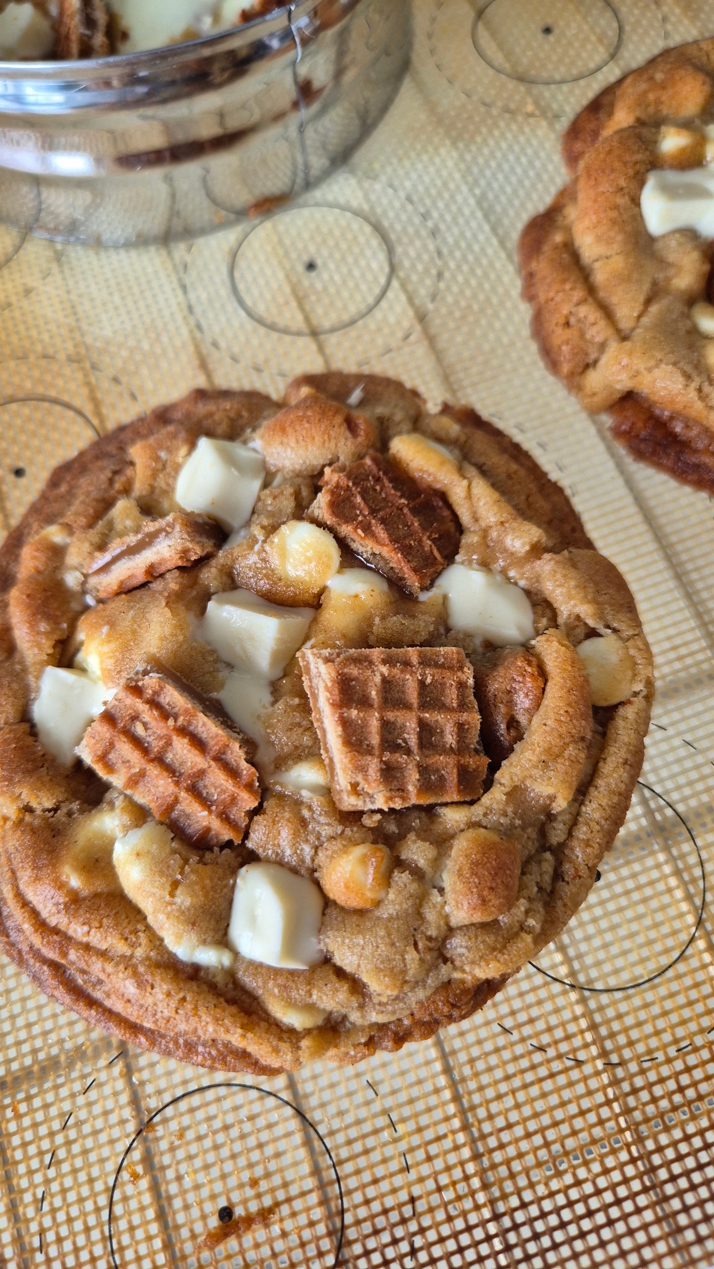 Brown Butter Warming White Chocolate Chip Cookie