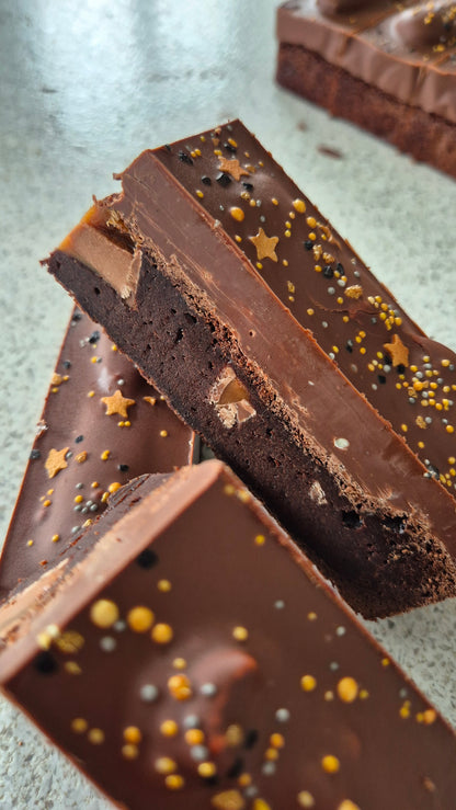 Caramel & Mars Bar Chunk Fluff Topped Brownie