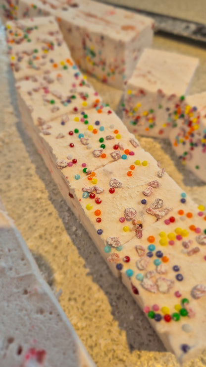 Vanilla & Raspberry Swirl Sprinkle Marshmallows - 6 pieces