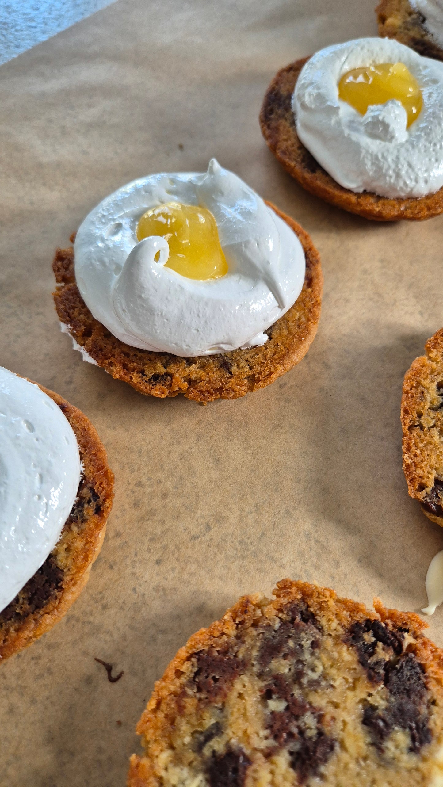 Lemon Curd Cookie Fluff Sandwich
