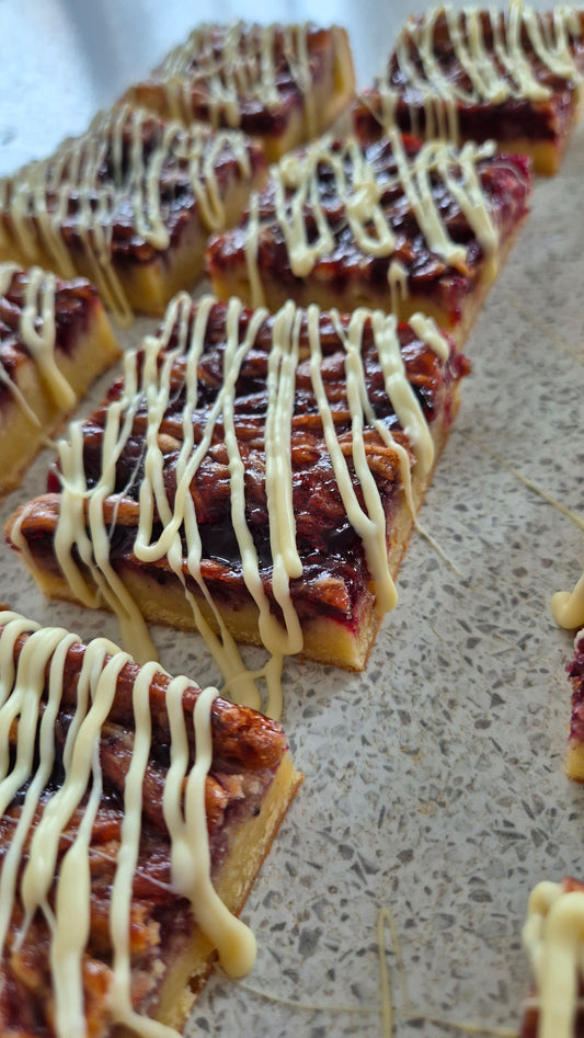 Berry Swirled Blondie Slice - Tester
