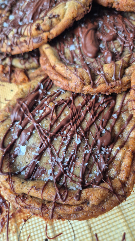 Brown butter, chocolate chip & Sea Salt Cookie - Softer/Chewy Recipe