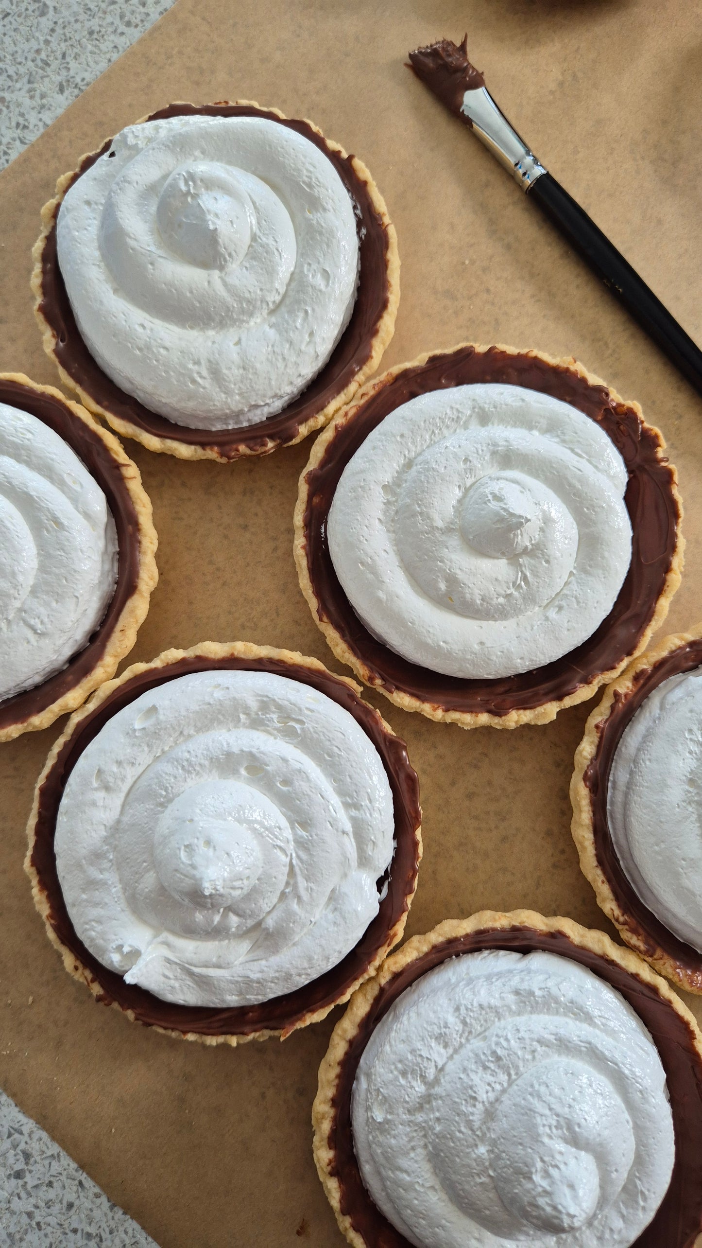 Fluff Topped Salted Caramel Tarts