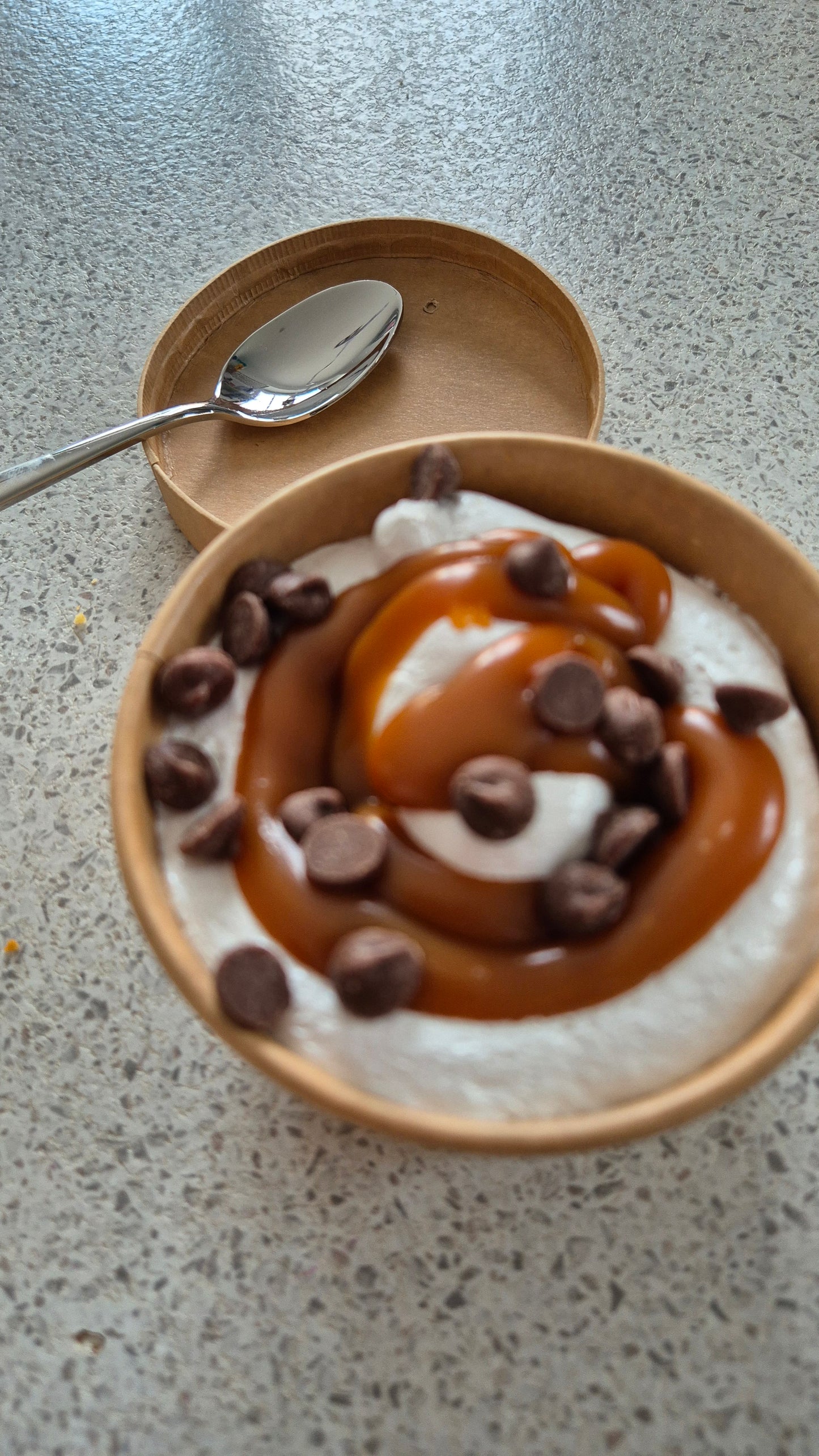 Salted Caramel Blondie Fluff Pot