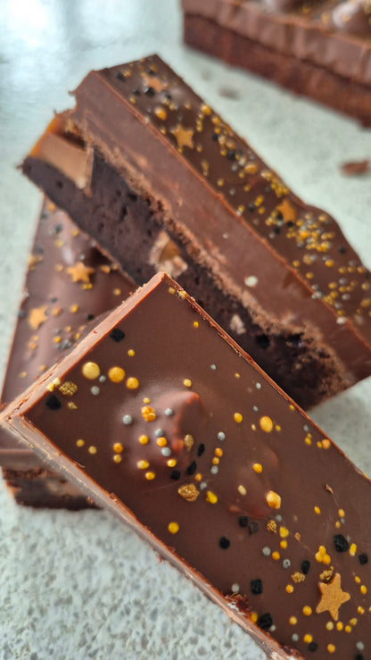 Caramel & Mars Bar Chunk Fluff Topped Brownie