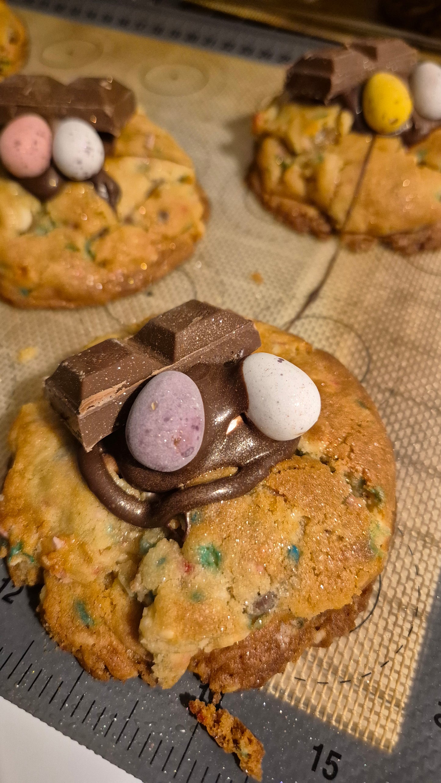 NYC Rainbow Mini Egg Fluff Cookie