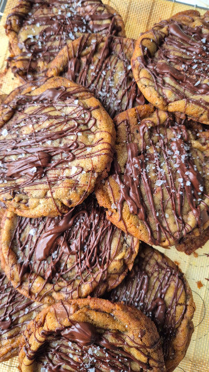 Brown butter, chocolate chip & Sea Salt Cookie - Softer/Chewy Recipe