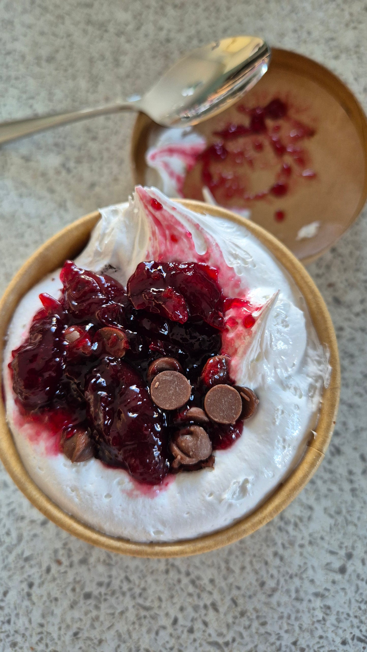 Blackforest Cherry Brownie Marshmallow Fluff Pot