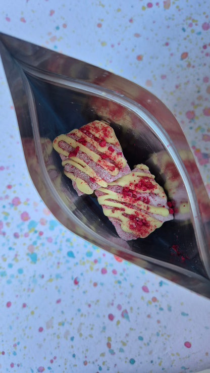 Christmas Raspberry & White Chocolate Gourmet Marshmallows