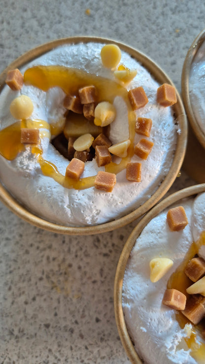 Toffee Fudge Sauce Blondie Fluff Pot