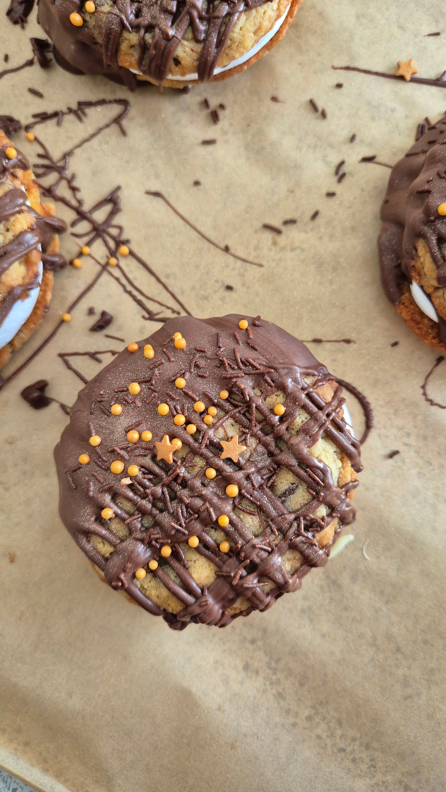 Biscoff Cookie Fluff Sandwich