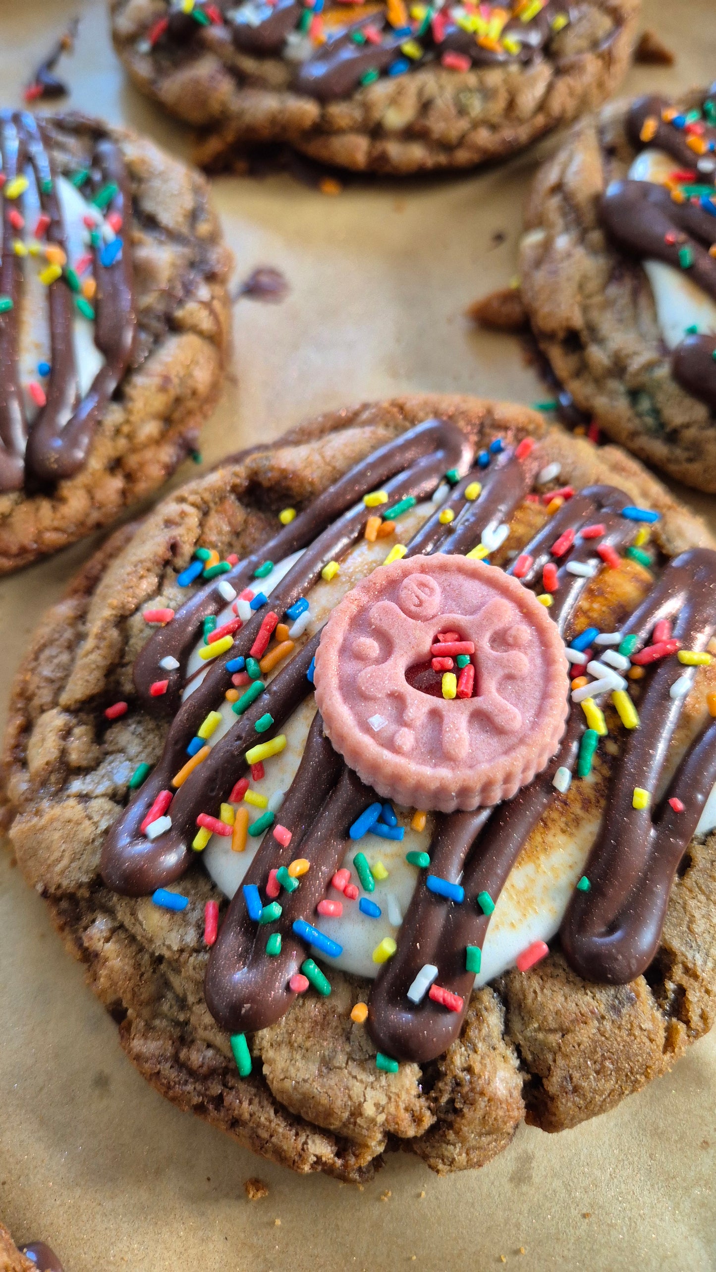 Brown butter, chocolate chip Smores Cookie