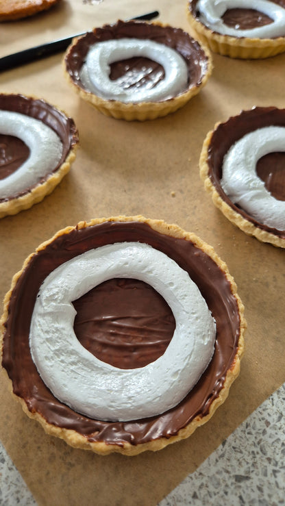 Fluff Topped Salted Caramel Tarts