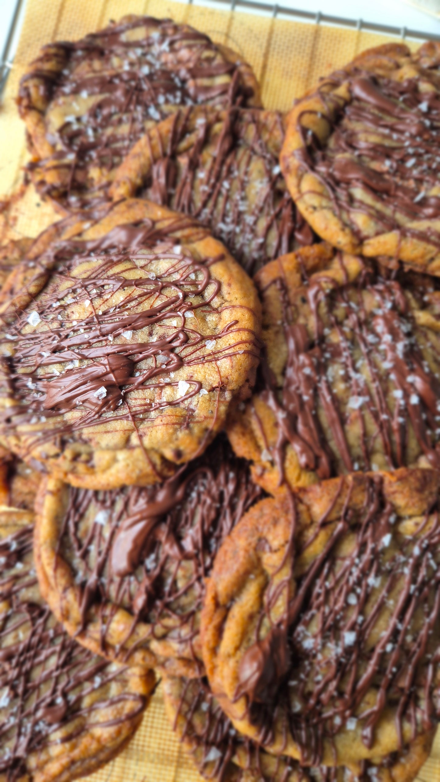 Brown butter, chocolate chip & Sea Salt Cookie - Softer/Chewy Recipe