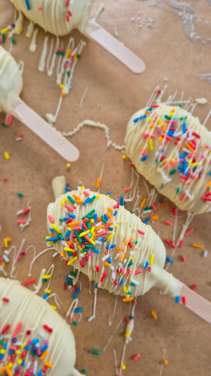 Bakewell Blondie White Chocolate Pops