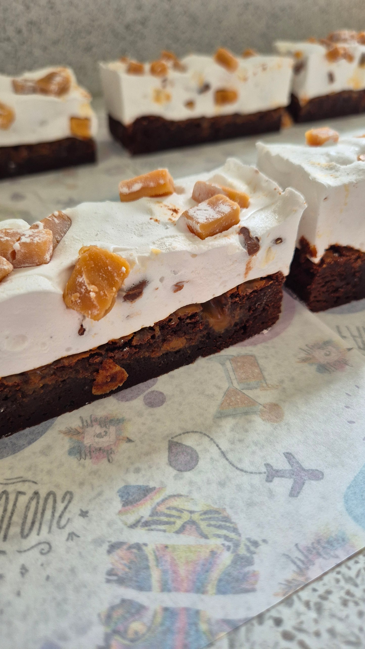 Dulche de Leche & Fudge Marshmallow Brownie